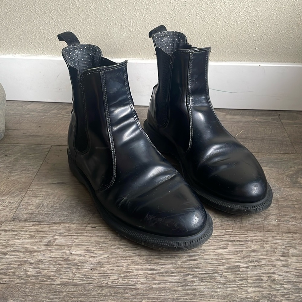 Dr. Martens FLORA Fabric Lined Chelsea Boots - Picture 1 of 8